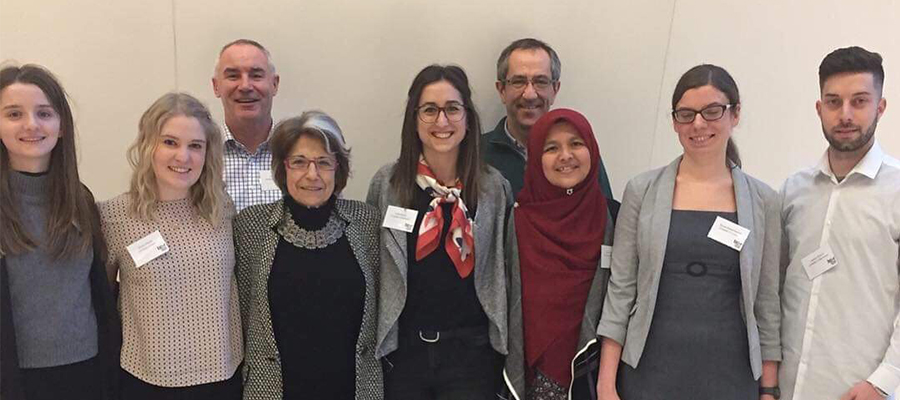 BACR Student Conference organisers with the keynote speakers (Laura fifth from left).