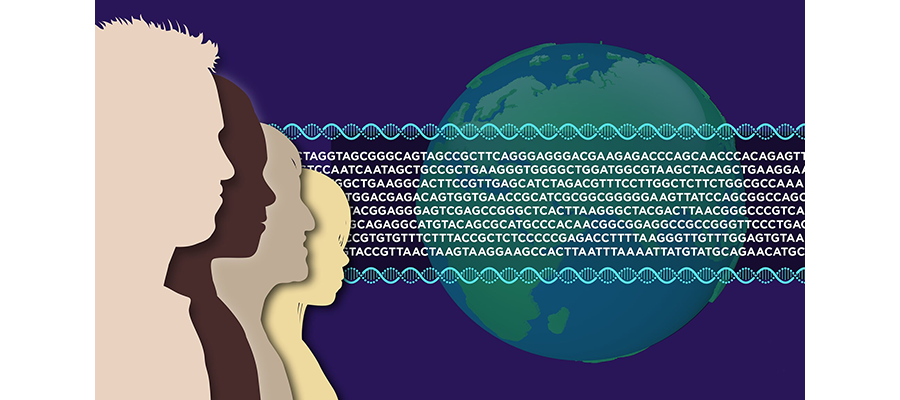 Visual illustration of human genome