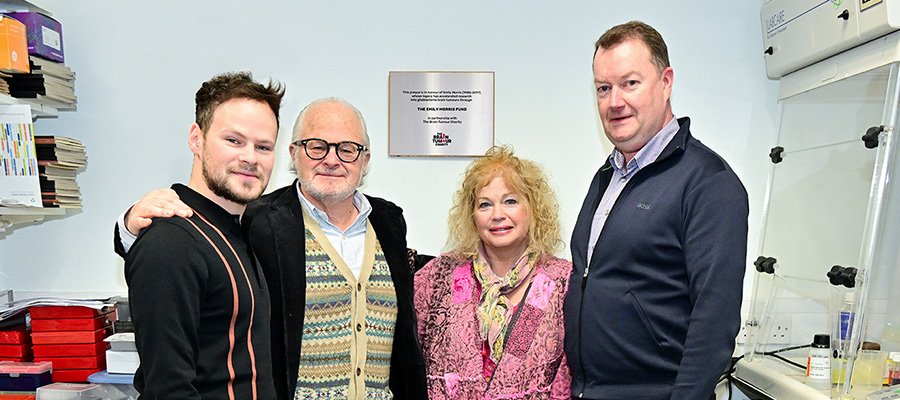 The Morris Family with Professor Neil Carragher